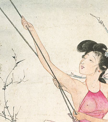 开平-胡也佛的仕女画和最知名的金瓶梅秘戏图